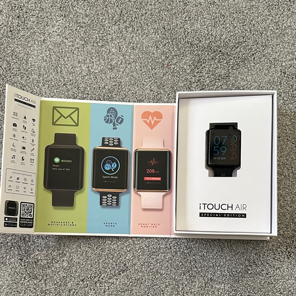 iTouch Air Special Edition Black Smartwatch